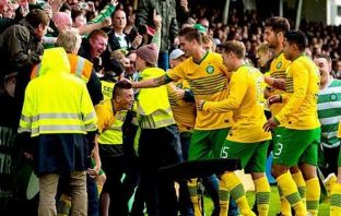 Callum McGregor celebrates