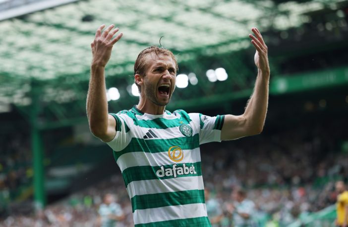 Benjamin Nygren celebrates