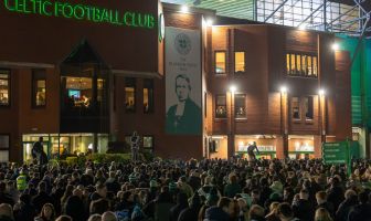 Celtic Fans Collective protest at Celtic Park