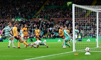 Daizen Maeda of Celtic scores