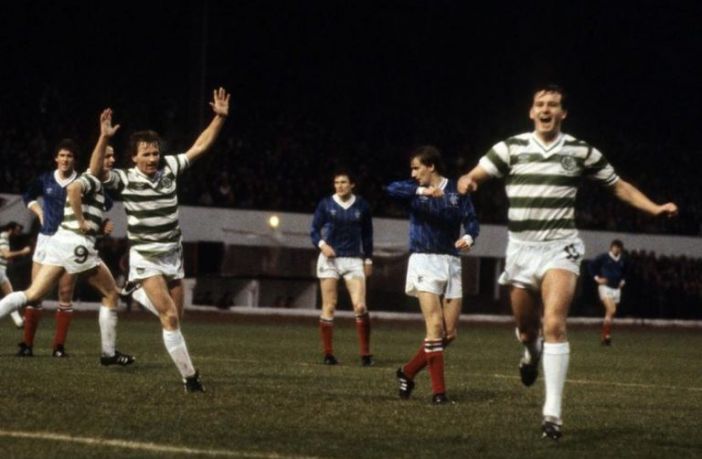 Charlie Nicholas scores