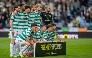 The Celtic starting XI