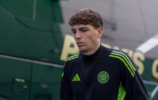 Arne Engels arrives at Easter Road