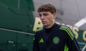 Arne Engels arrives at Easter Road