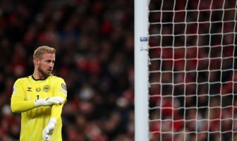 Goalkeeper, Kasper Schmeichel of Denmark