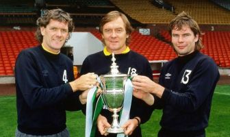 Roy Aitken, Davie Hay and Brian McClair