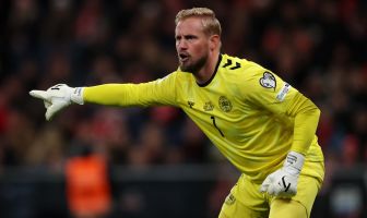 Goalkeeper, Kasper Schmeichel of Denmark