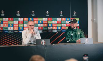 Martin O'Neill and Kasper Schmeichel