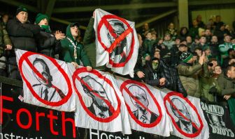 Celtic fan protest