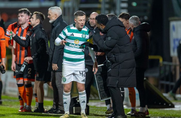 Wilfried Nancy speaks to Callum McGregor