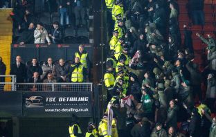 The Celtic Board at Tannadice
