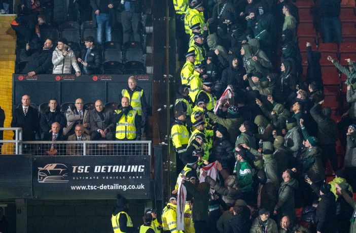 The Celtic Board at Tannadice