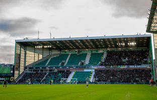 Empty seats at Easter Road