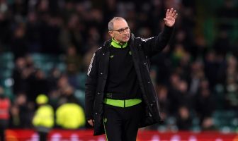 Celtic interim manager Martin O'Neill at full time