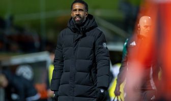 Wilfried Nancy, Dundee Utd v Celtic, Scottish Premiership. Tannadice, 17 December 2025. Photo Vagelis Georgariou (The Celtic Star)