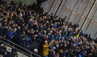 Auchinleck fans celebrate