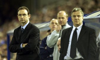 John Robertson alongside Martin O'Neill