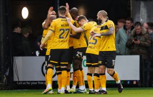 Livingston celebrate secod goal