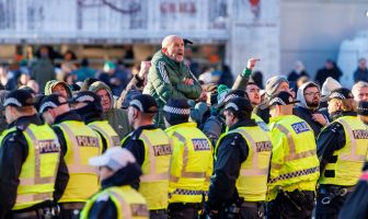 Celtic fan protest