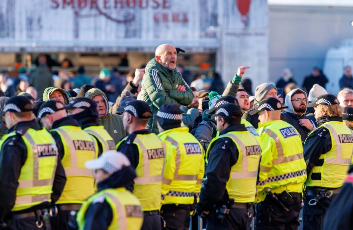 Celtic fan protest
