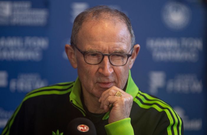 Martin O'Neill, Media Conference at Rugby Park