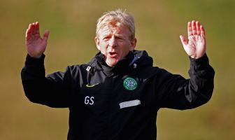 Manager Gordon Strachan of Celtic
