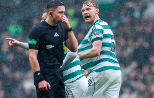Liam Scales rages at Matthew MacDermid