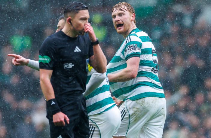Liam Scales rages at Matthew MacDermid