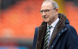 Martin O'Neill at Tannadice