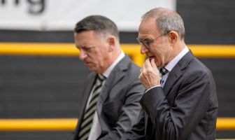 Iain Jamieson and Martin O'Neill at Tannadice