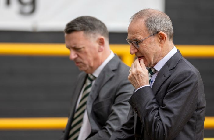 Iain Jamieson and Martin O'Neill at Tannadice