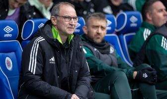 Martin O'Neill at Ibrox.