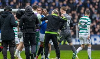 Martin O'Neill at Ibrox.