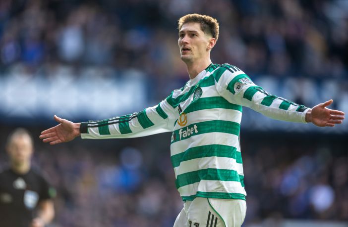Tomas Cvancara celebrates
