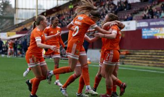 Lisa Forrest of Glasgow City celebrates