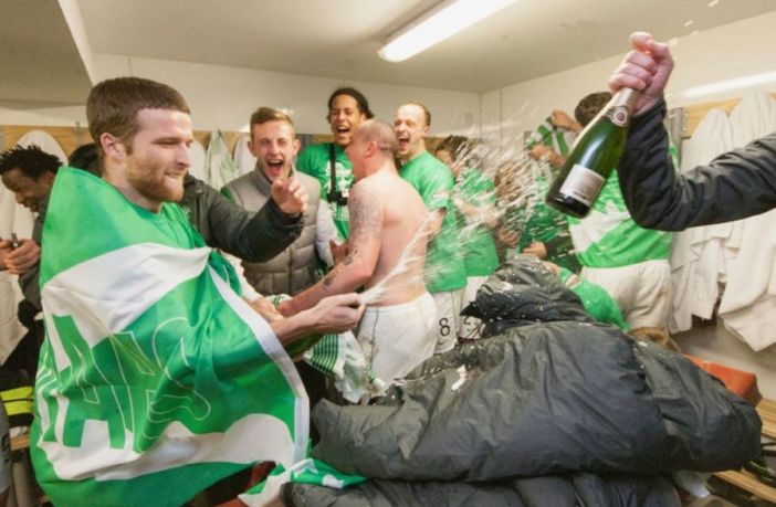 Champions again - Firhill, 26 March 2014.
