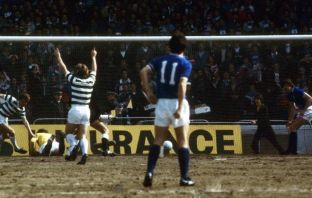 Danny Crainie scores against Rangers
