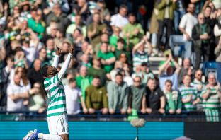 Kelechi Iheanacho celebrates