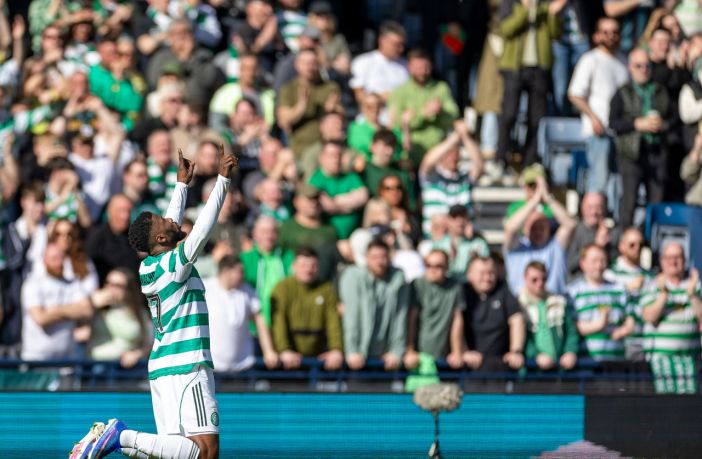 Kelechi Iheanacho celebrates