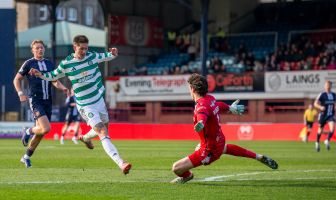 Tomas Cvancara misses a chance to score.