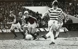 Mark Reid scores from the penalty spot